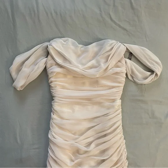 House of CB London Ivory Carlotta Dress - Picture 8 of 11